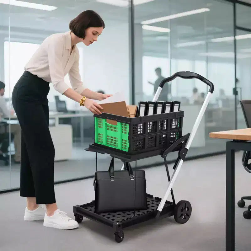 chariot de courses pliable