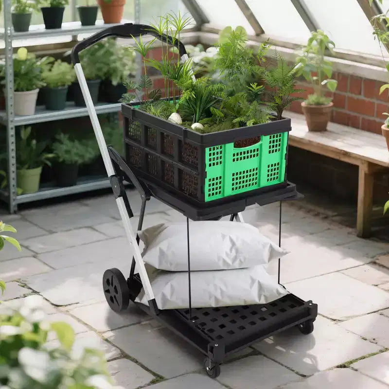chariot de courses pliable