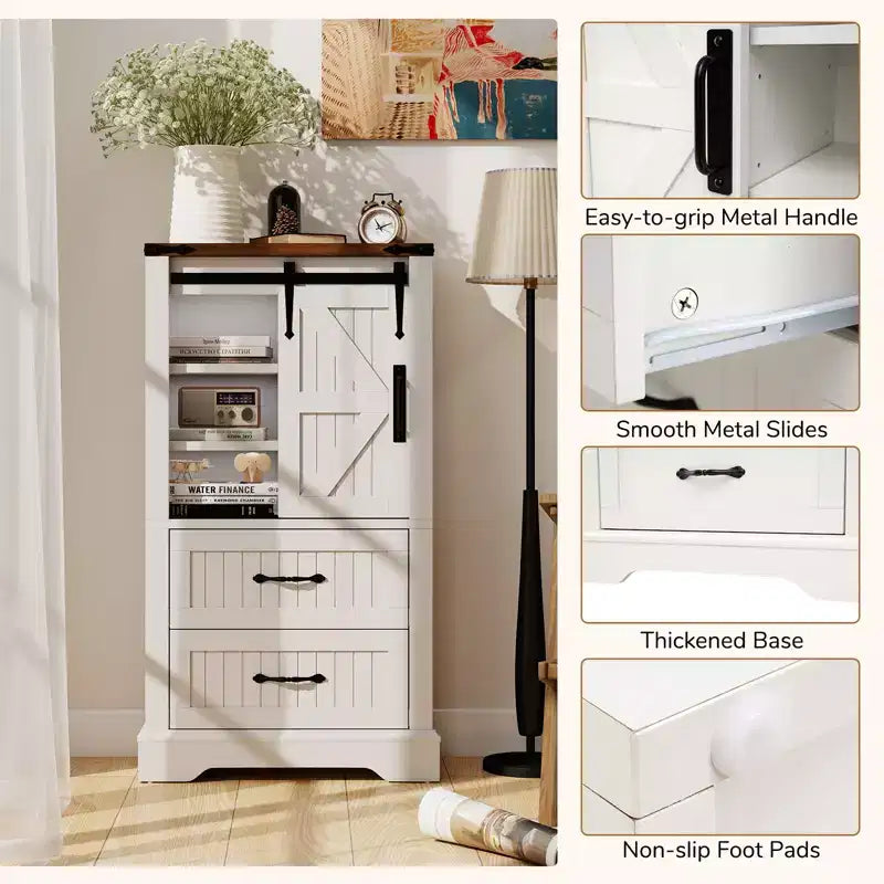 Meuble bas de salle de bain style ferme