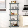 Étagère métallique à 5 niveaux, grille de rangement robuste en fil de fer