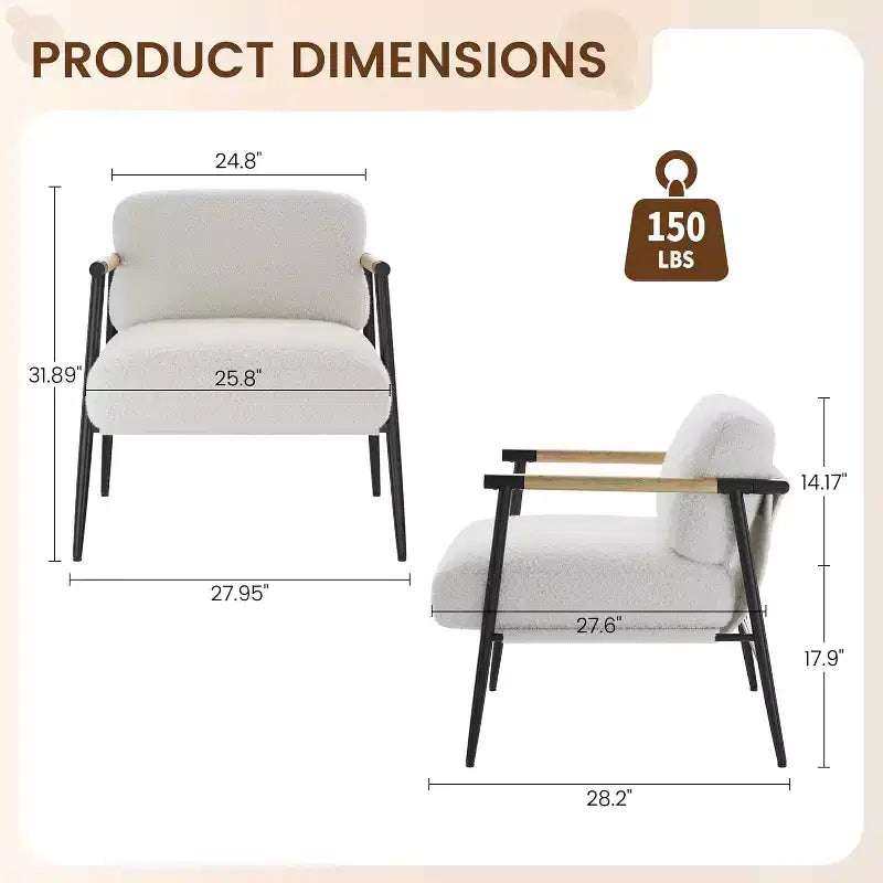 Fauteuil confortable, Fauteuil d'appoint moderne
