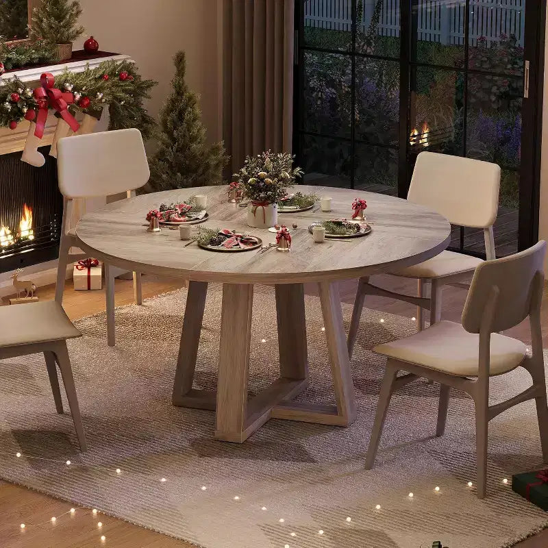Table à manger ronde moderne