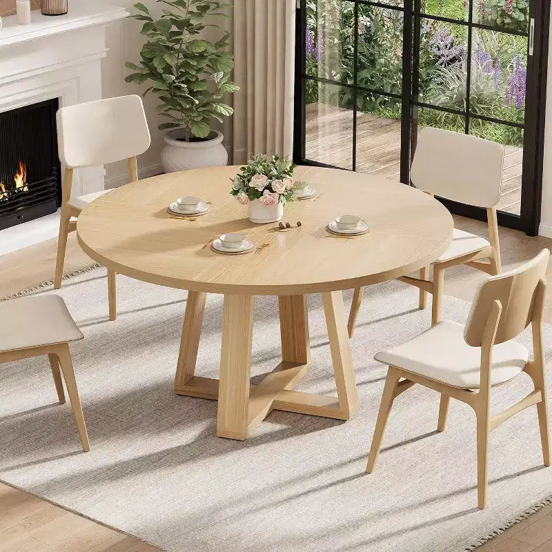 Table à manger ronde moderne