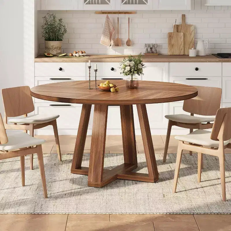 Table à manger ronde moderne
