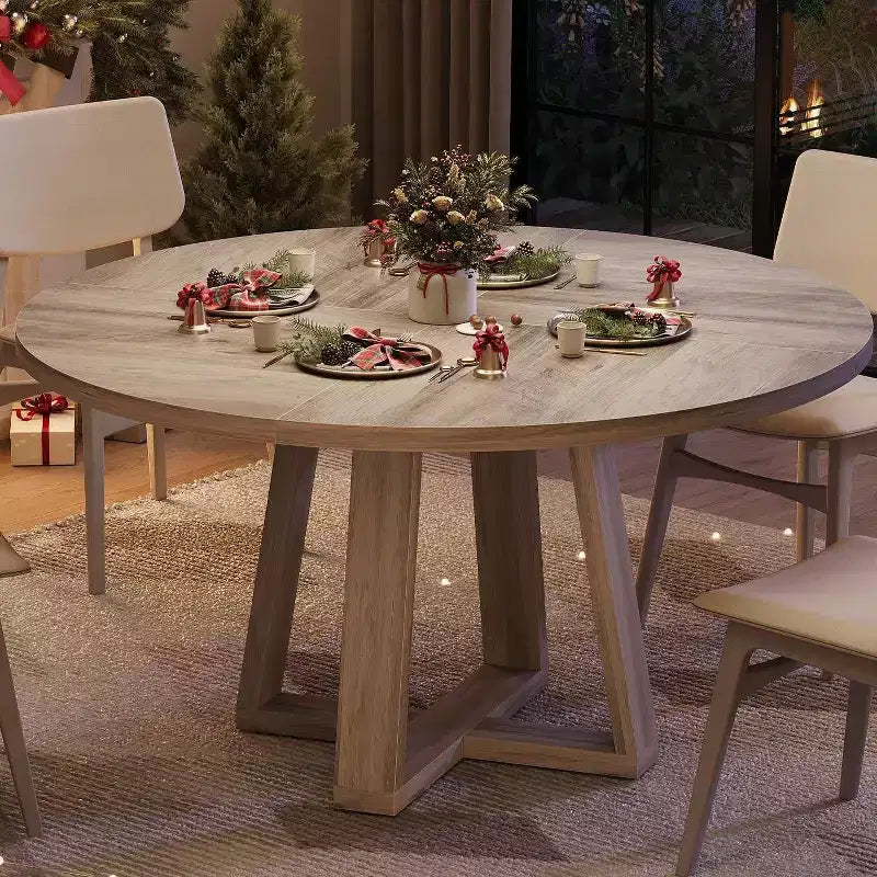 Table à manger ronde moderne