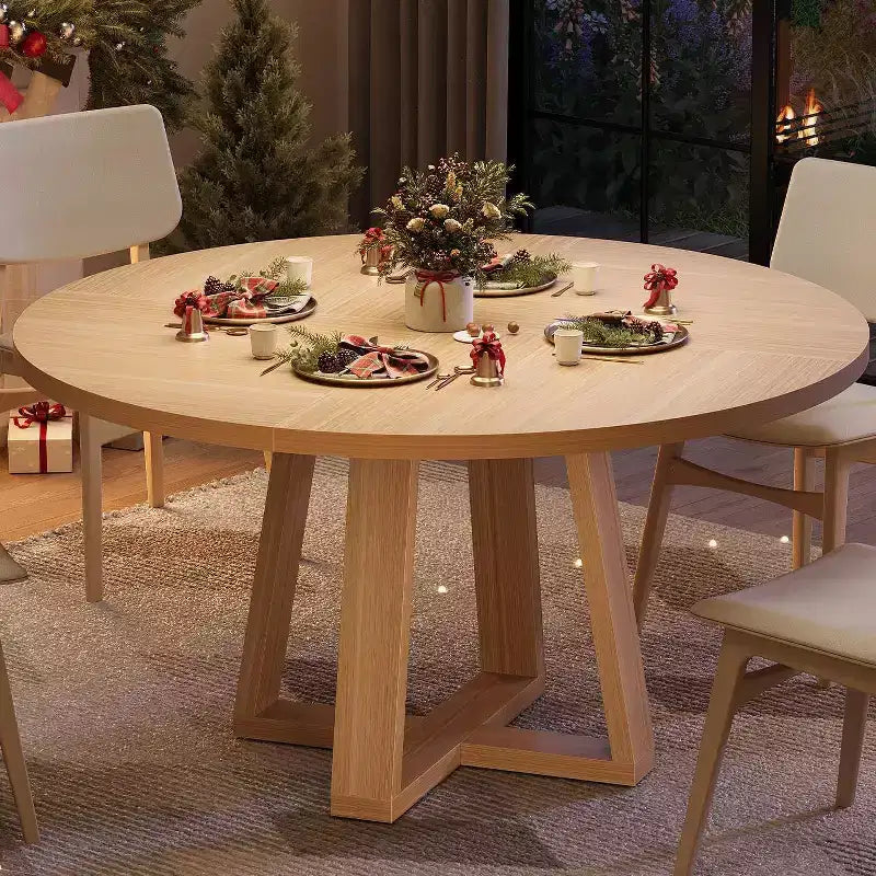 Table à manger ronde moderne