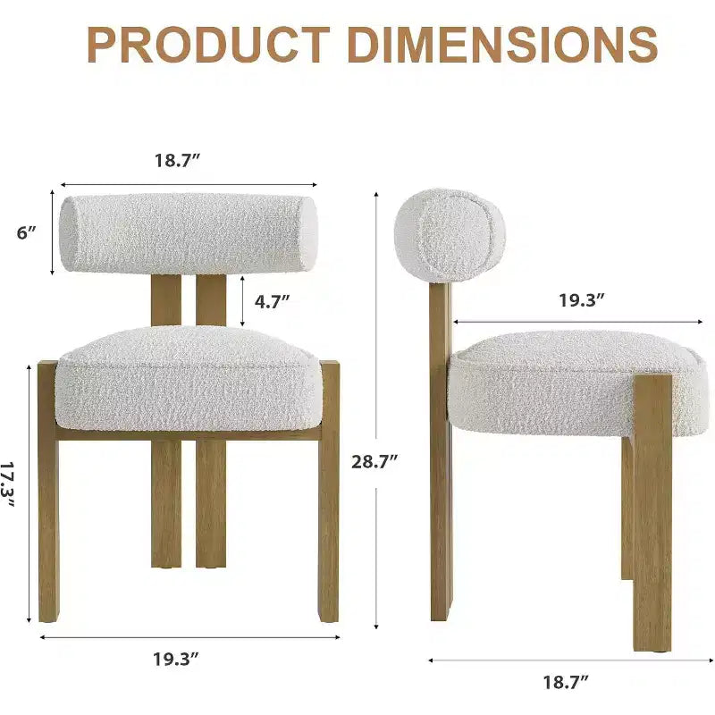 Chaises de salle à manger rembourrées