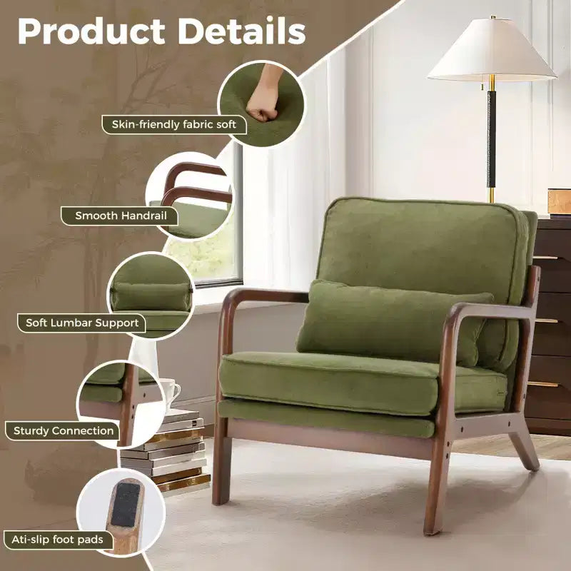 Fauteuil d'appoint moderne du milieu du siècle