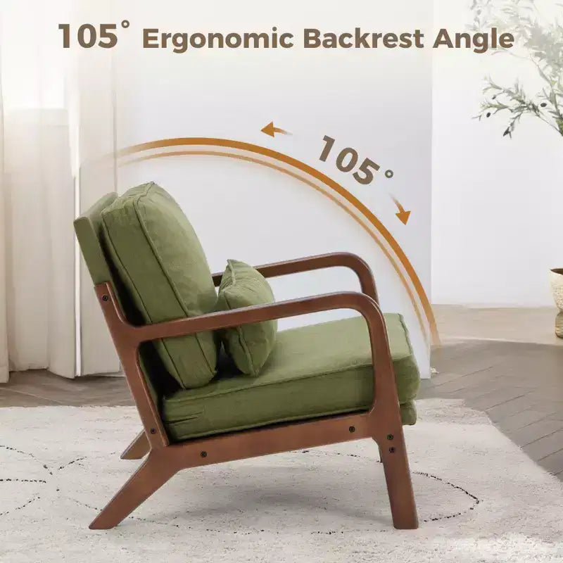Fauteuil d'appoint moderne du milieu du siècle