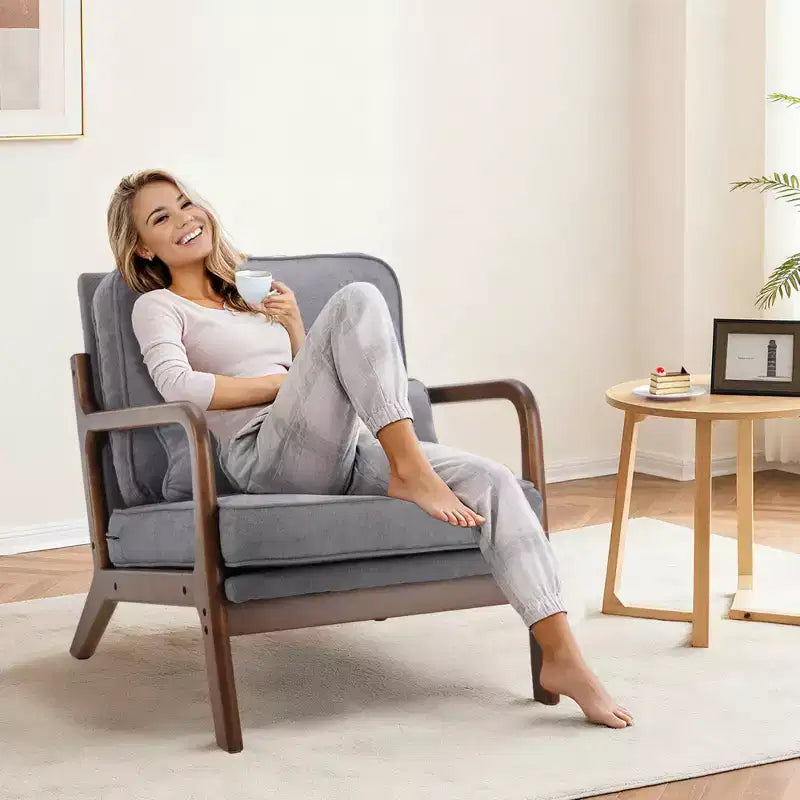 Fauteuil d'appoint moderne du milieu du siècle