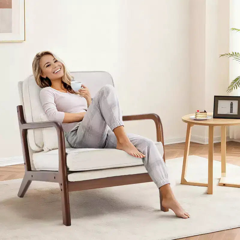 Fauteuil d'appoint moderne du milieu du siècle