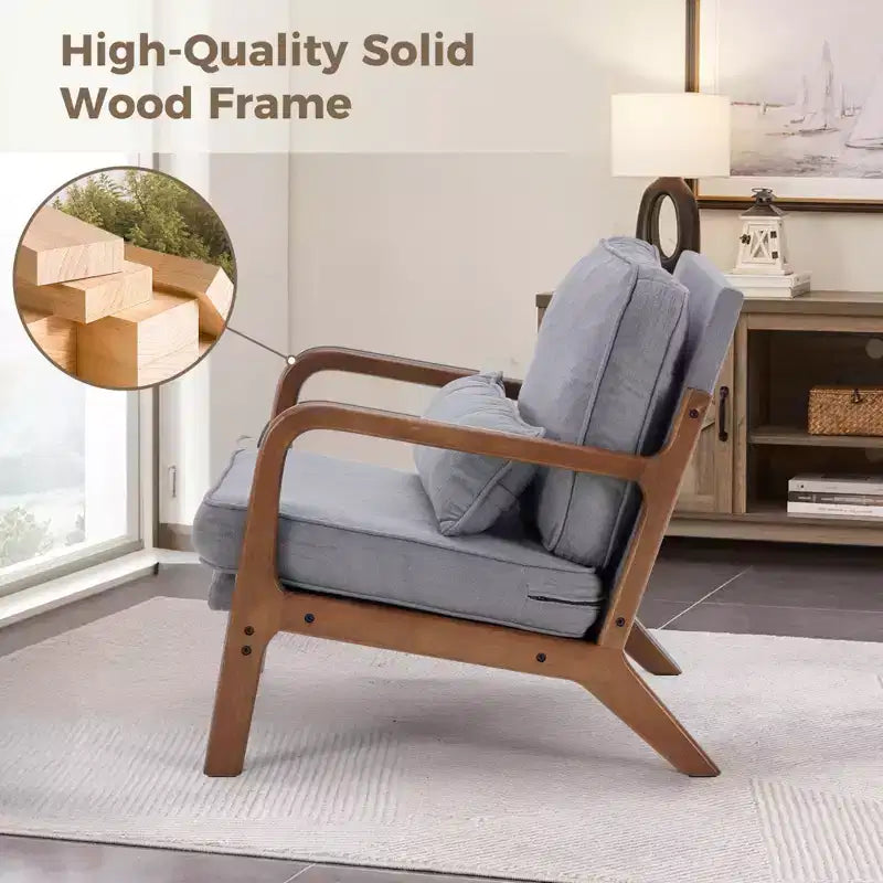 Fauteuil d'appoint moderne du milieu du siècle