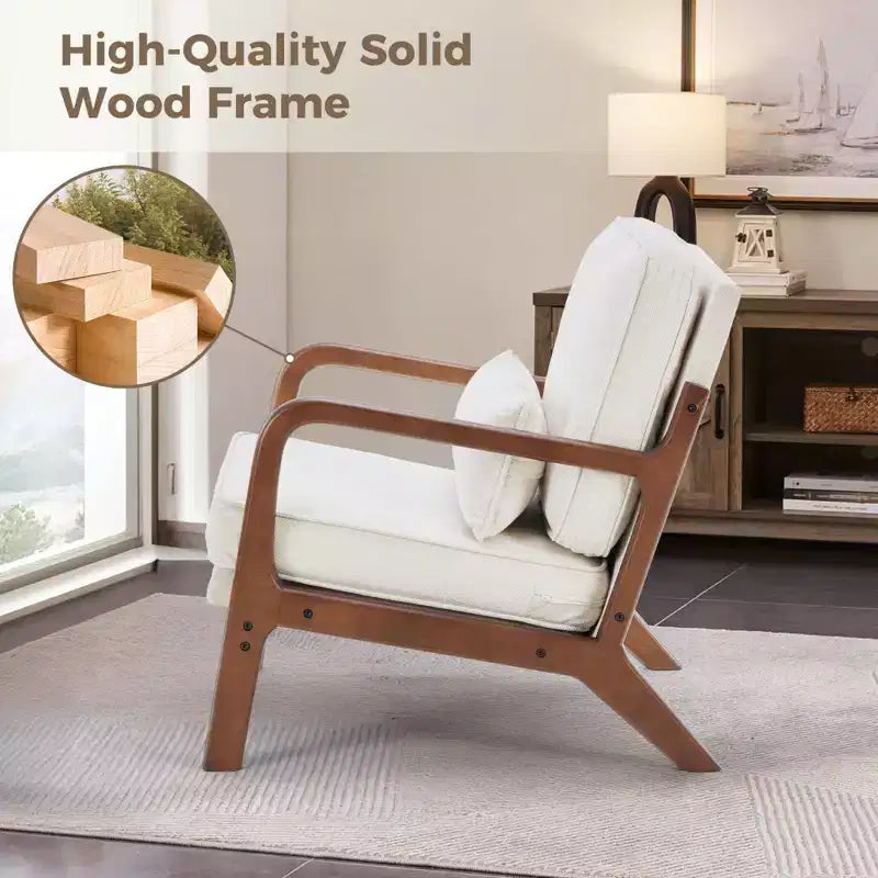 Fauteuil d'appoint moderne du milieu du siècle