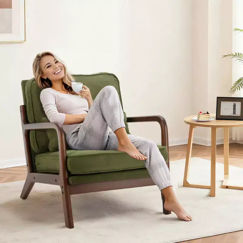 Fauteuil d'appoint moderne du milieu du siècle