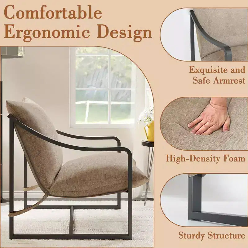 Fauteuil d'appoint Sling, Fauteuil moderne et confortable