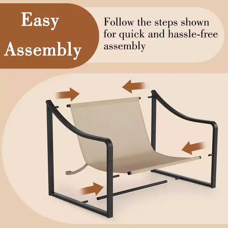 Fauteuil d'appoint Sling, Fauteuil moderne et confortable
