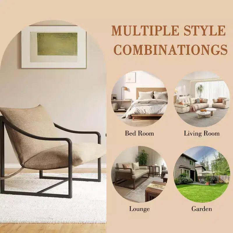 Fauteuil d'appoint Sling, Fauteuil moderne et confortable