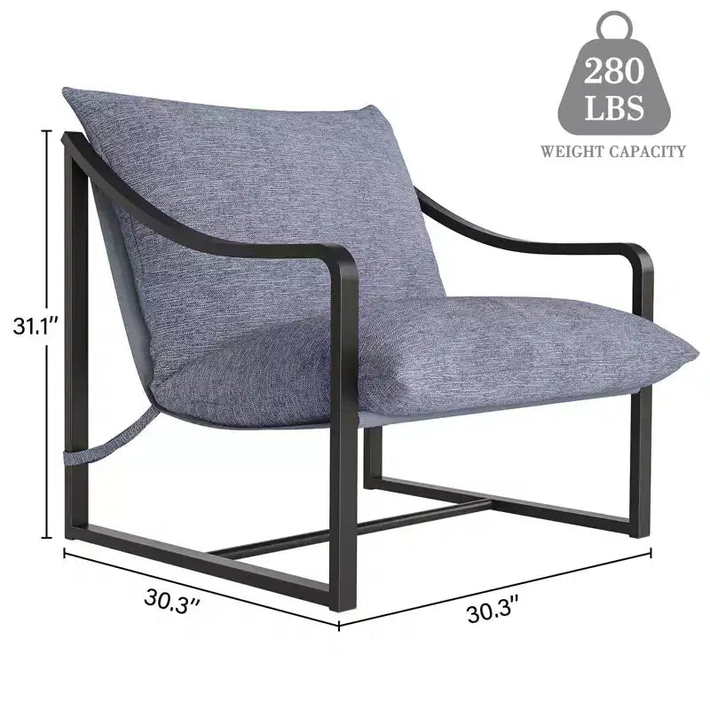 Fauteuil d'appoint Sling, Fauteuil moderne et confortable