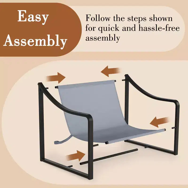Fauteuil d'appoint Sling, Fauteuil moderne et confortable