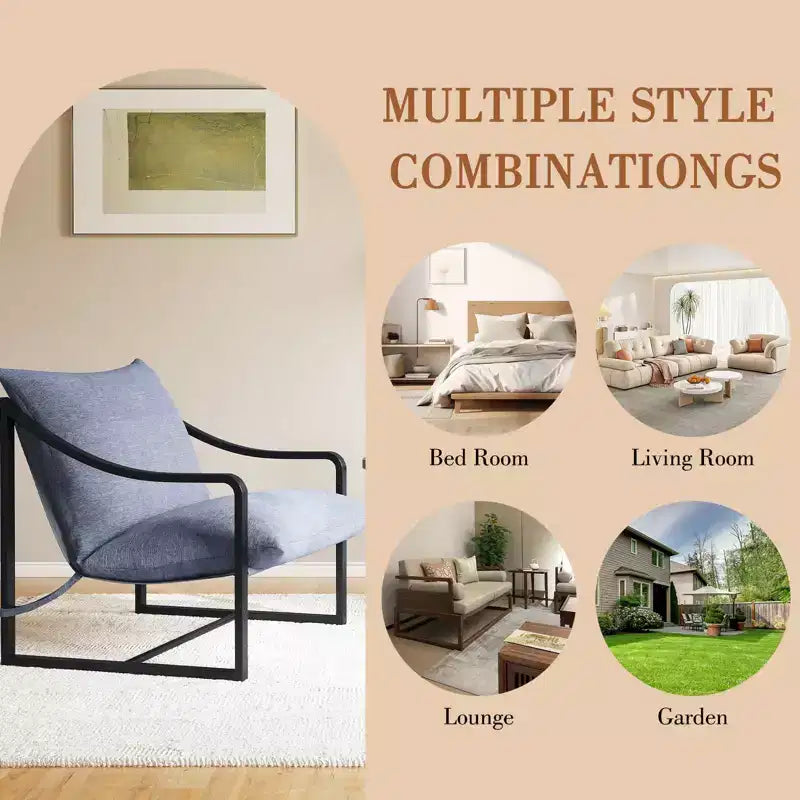 Fauteuil d'appoint Sling, Fauteuil moderne et confortable