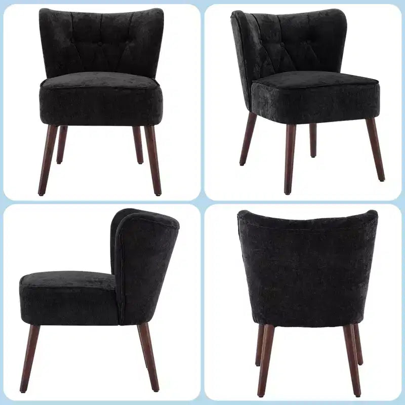 Fauteuil d'appoint moderne, fauteuil de salon sans accoudoirs
