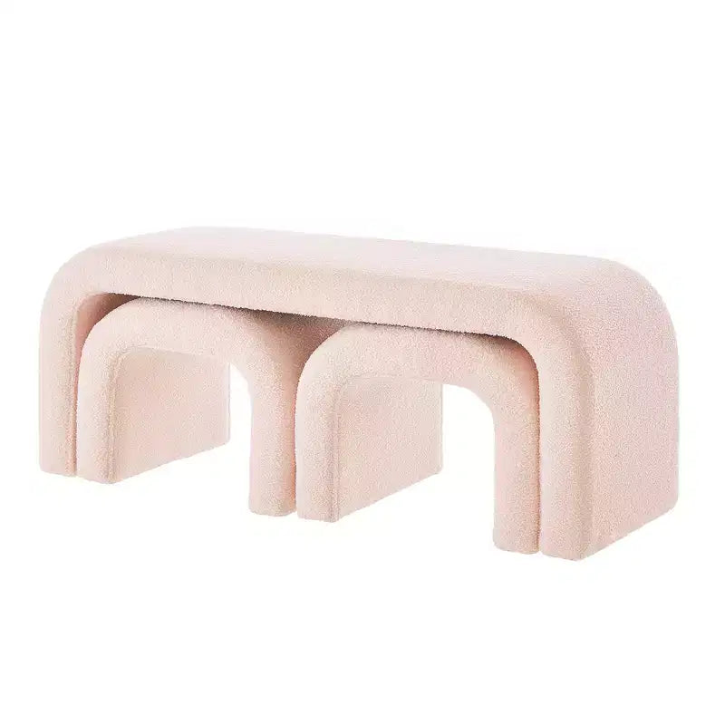 Repose-pieds tabouret ottoman rembourré