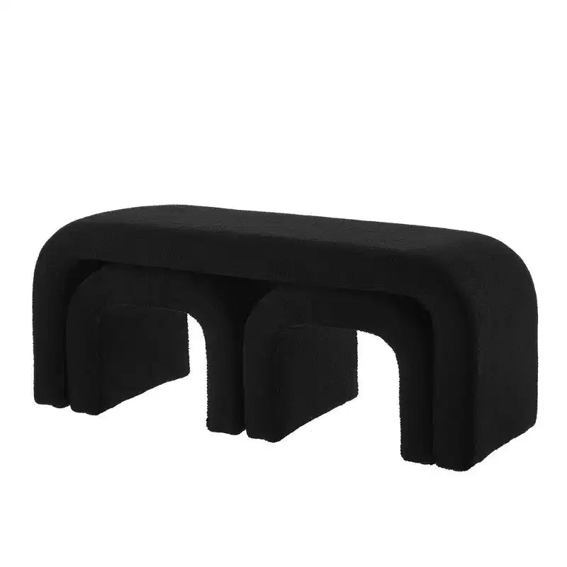 Repose-pieds tabouret ottoman rembourré