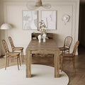 Table rectangulaire polyvalente et peu encombrante