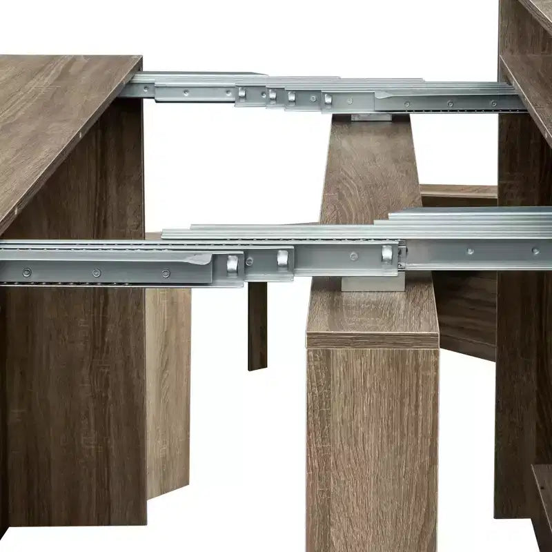 Table rectangulaire polyvalente et peu encombrante