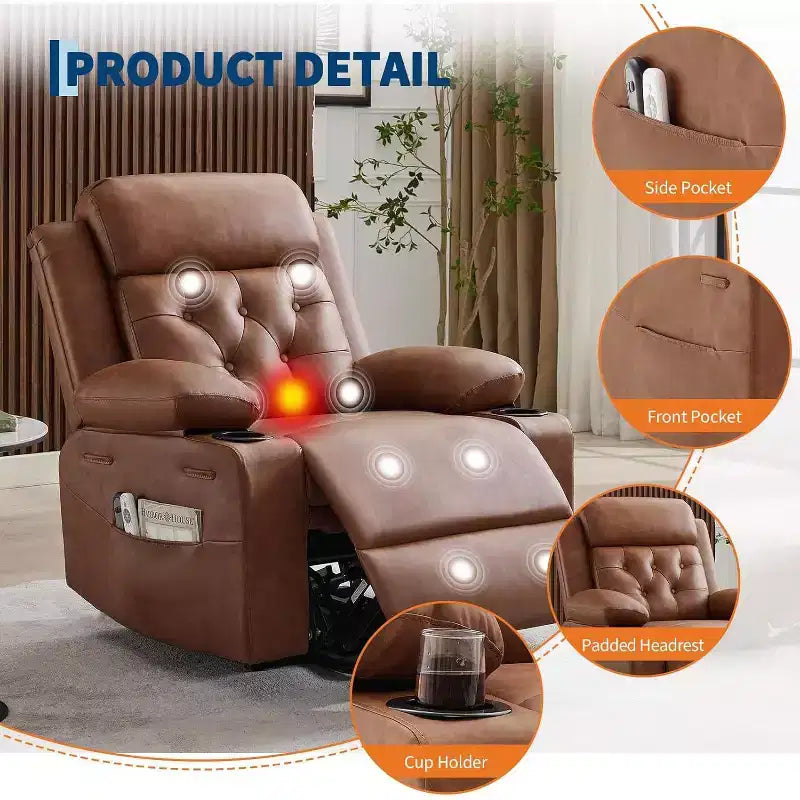 Salon  Fauteuil club en cuir