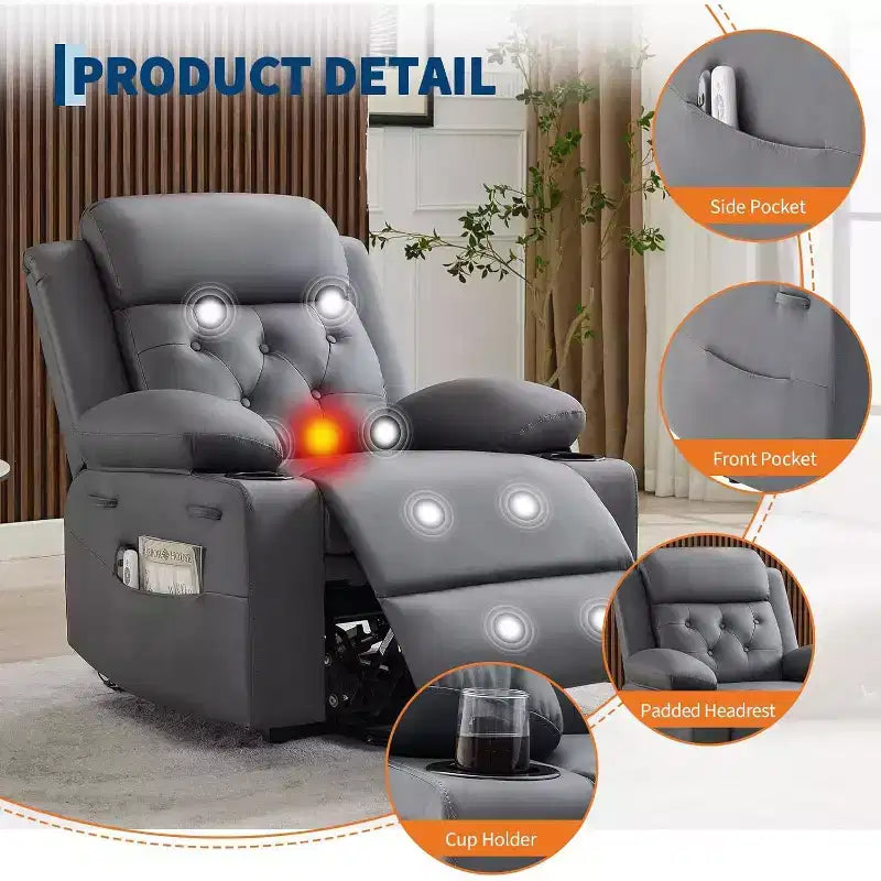 Salon  Fauteuil club en cuir
