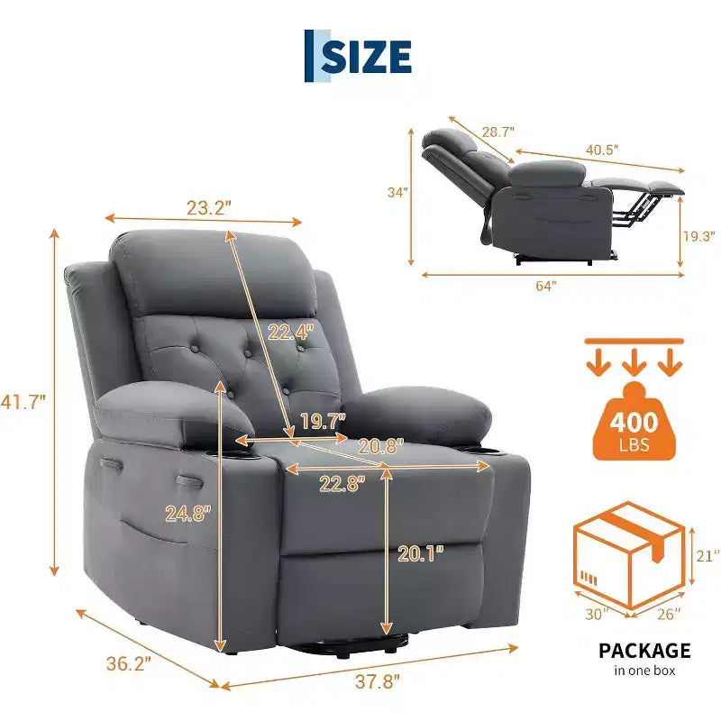 Salon  Fauteuil club en cuir