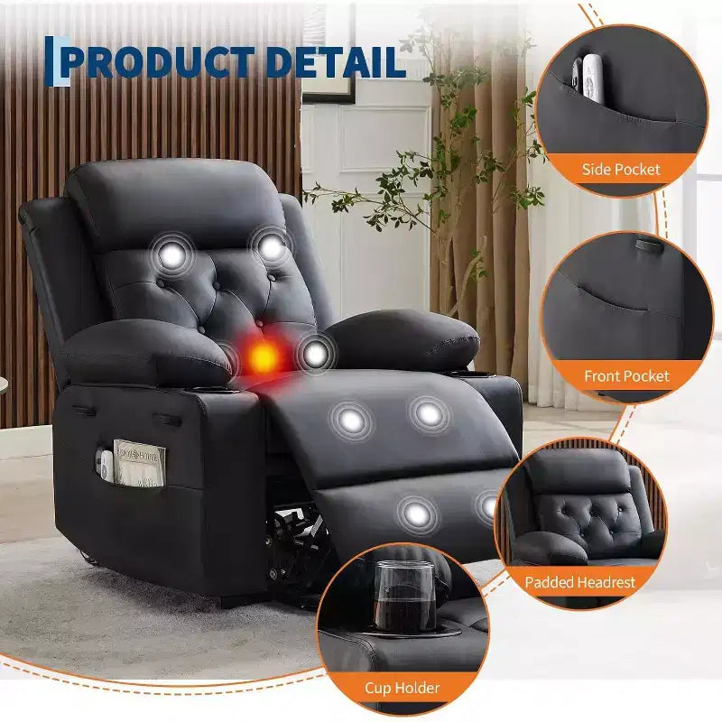Salon  Fauteuil club en cuir