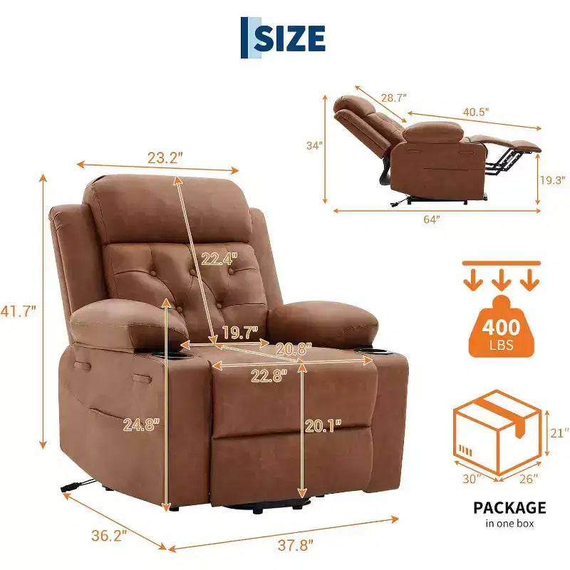Salon  Fauteuil club en cuir