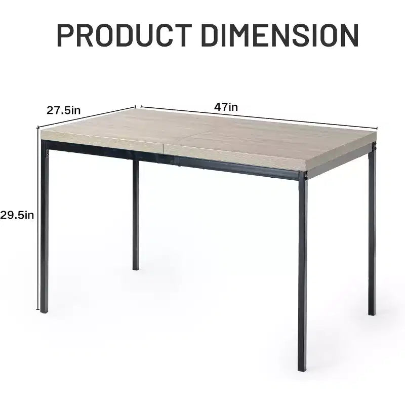 Table de salle à manger effet marbre