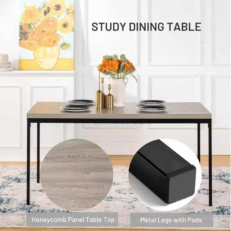Table de salle à manger effet marbre