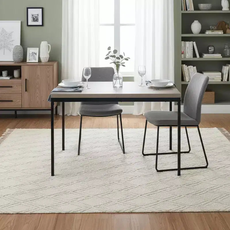 Table de salle à manger effet marbre