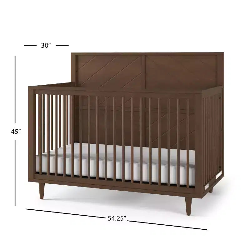 Lit de bébé convertible 4-en-1, se transforme en lit de jour