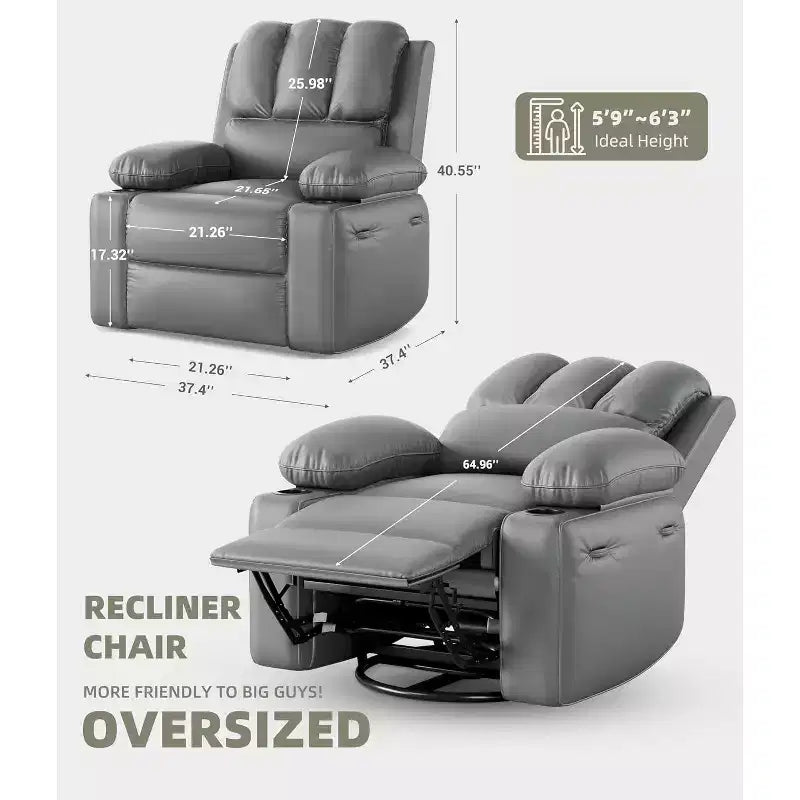 Fauteuil inclinable Acekool avec massage et chaleur