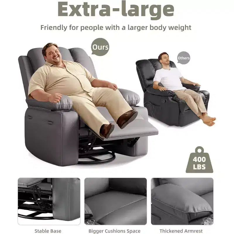 Fauteuil inclinable Acekool avec massage et chaleur