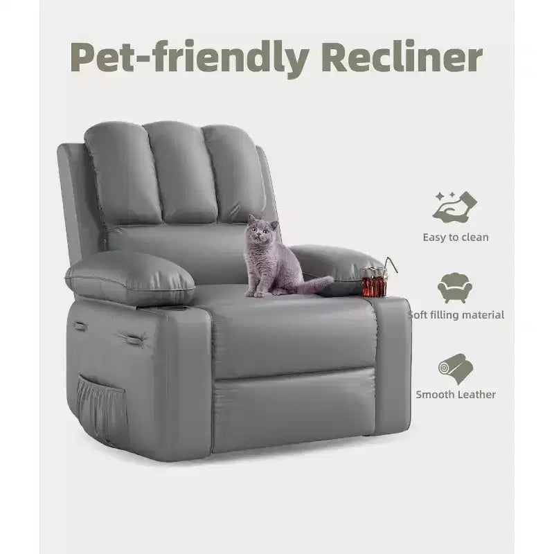 Fauteuil inclinable Acekool avec massage et chaleur