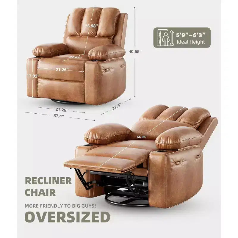 Fauteuil inclinable Acekool avec massage et chaleur