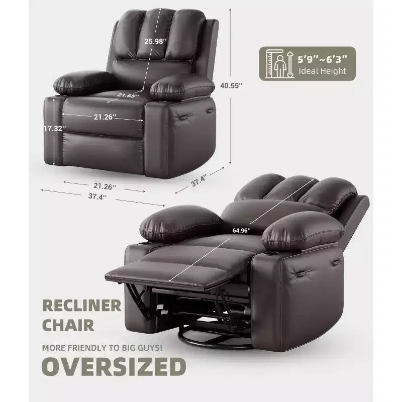 Fauteuil inclinable Acekool avec massage et chaleur