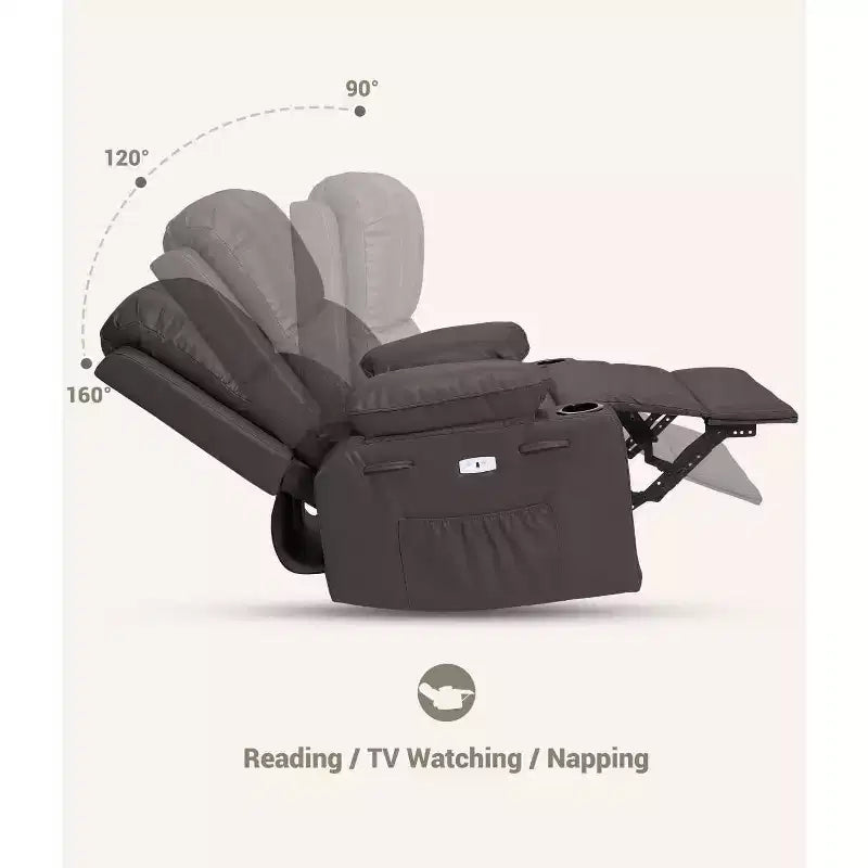 Fauteuil inclinable Acekool avec massage et chaleur