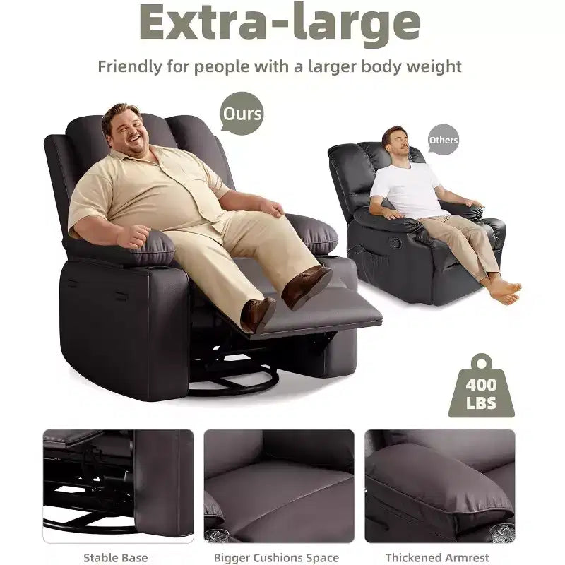 Fauteuil inclinable Acekool avec massage et chaleur