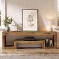 Meuble TV avec étagères de rangement