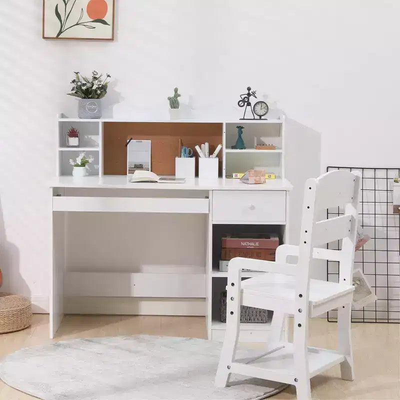 Bureau et chaise pour enfants, table d'étude réglable