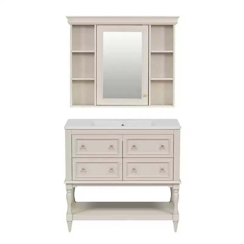 Armoire de toilette avec étagère réglable