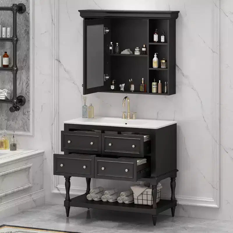 Armoire de toilette avec étagère réglable