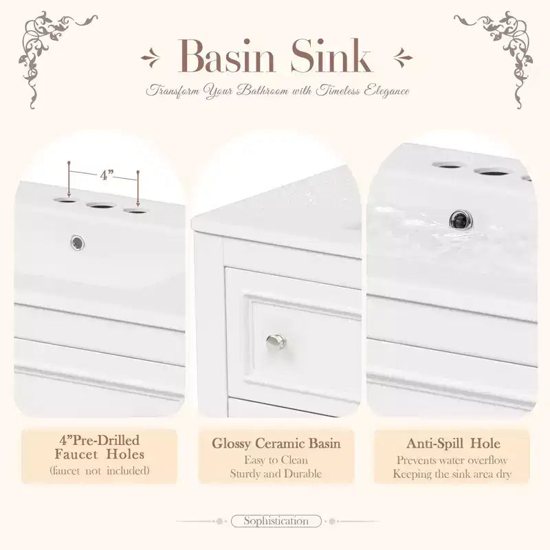 Armoire de toilette avec étagère réglable
